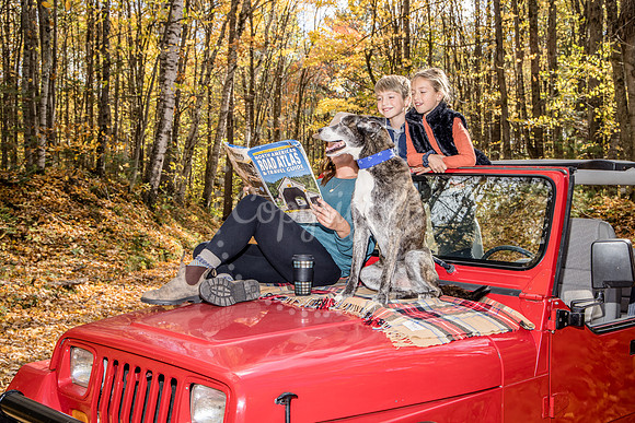 100423 Fall Red Jeep Family MWW  3RAW